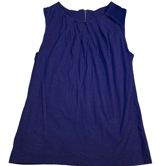 Club Monaco Blue Sleeveless Tank Top​ - Picture 1 of 5